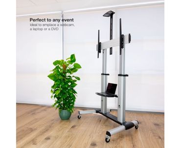 SOPORTE SUELO 60''-100'' PLATA TOOQ