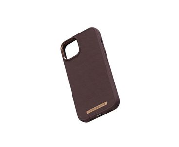 FUNDA MAGSAFE IPHONE 12/13/14 PIEL MARRON OSCURO NJORD