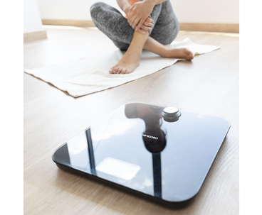 BASCULA DE BAÑO SURFACE PRECISION 10000 HEALTHY NEGRO CECOTEC