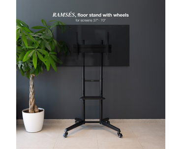 SOPORTE SUELO RAMSES 37''-70'' NEGRO TOOQ