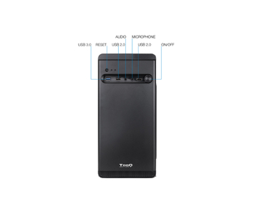 CAJA MINITORRE MICROATX TQC-4702U3C-B NEGRO TOOQ