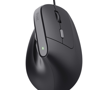 RATON OPTICO ERGONOMICO VERTICAL BAYO II NEGRO TRUST