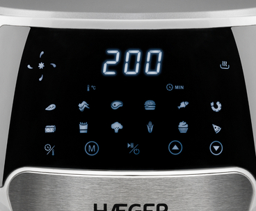 FREIDORA INTELIGENTE AIR FEAST DIGITAL 4.2L BLANCO HAEGER