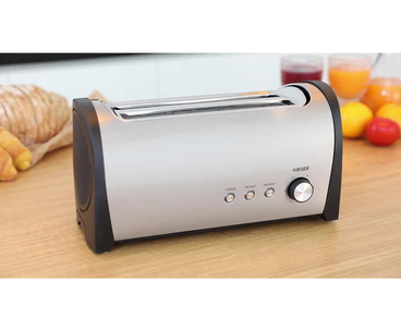 TOSTADOR DESAYUNO PLUS MULTIFUNCION 1.400W ACERO INOXIDABLE/NEGRO HAEGER