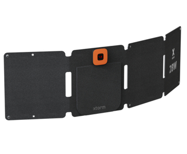 PANEL SOLAR PLEGABLE XR2S28 28W NEGRO XTORM