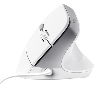 RATON OPTICO ERGONOMICO VERTICAL BAYO II BLANCO TRUST