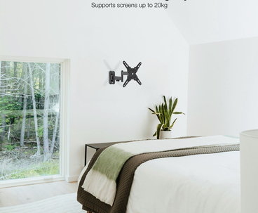 SOPORTE PARED 13"-43" GIRO/INCLINABLE LP1344TN-B TOOQ