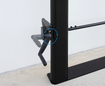 SOPORTE SUELO/PARED FIJO REGULABLE ALTURA 55"-100" LOTTUSNEGRO TOOQ