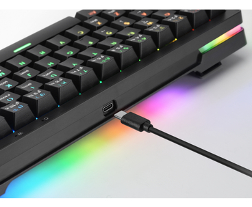 TECLADO MECANICO MKMINIPRO SWITCH BLUE RGB NEGRO MARS GAMING