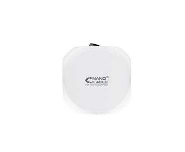 BASE DE 3 ENCHUFES x4USB (2 USB A + 2 USB-C) + INTERRUPTOR BLANCO NANOCABLE