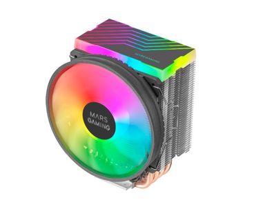 VENTILADOR UNIVERSAL MCPU44 DUAL ARGB NEGRO MARS GAMING